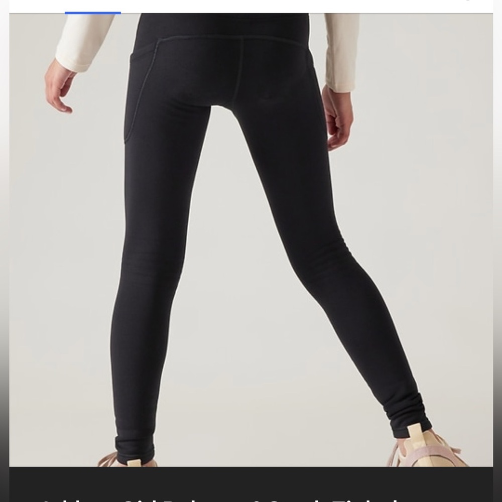 Athleta girls polartec leggings